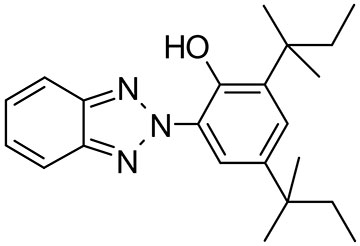 巴斯夫uv328紫外線吸收劑分子結構圖