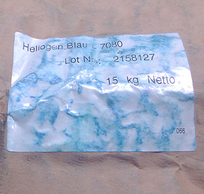 巴斯夫BASF L7080酞菁藍(lán)Heliogen海麗晶L7080有機(jī)顏料藍(lán)色粉